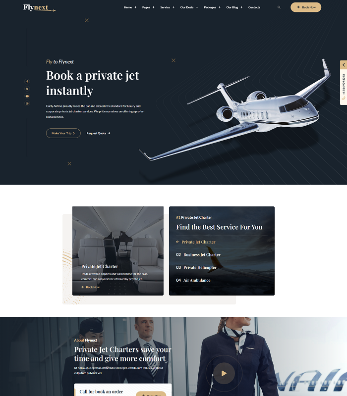 Веб-платформы для частной авиации